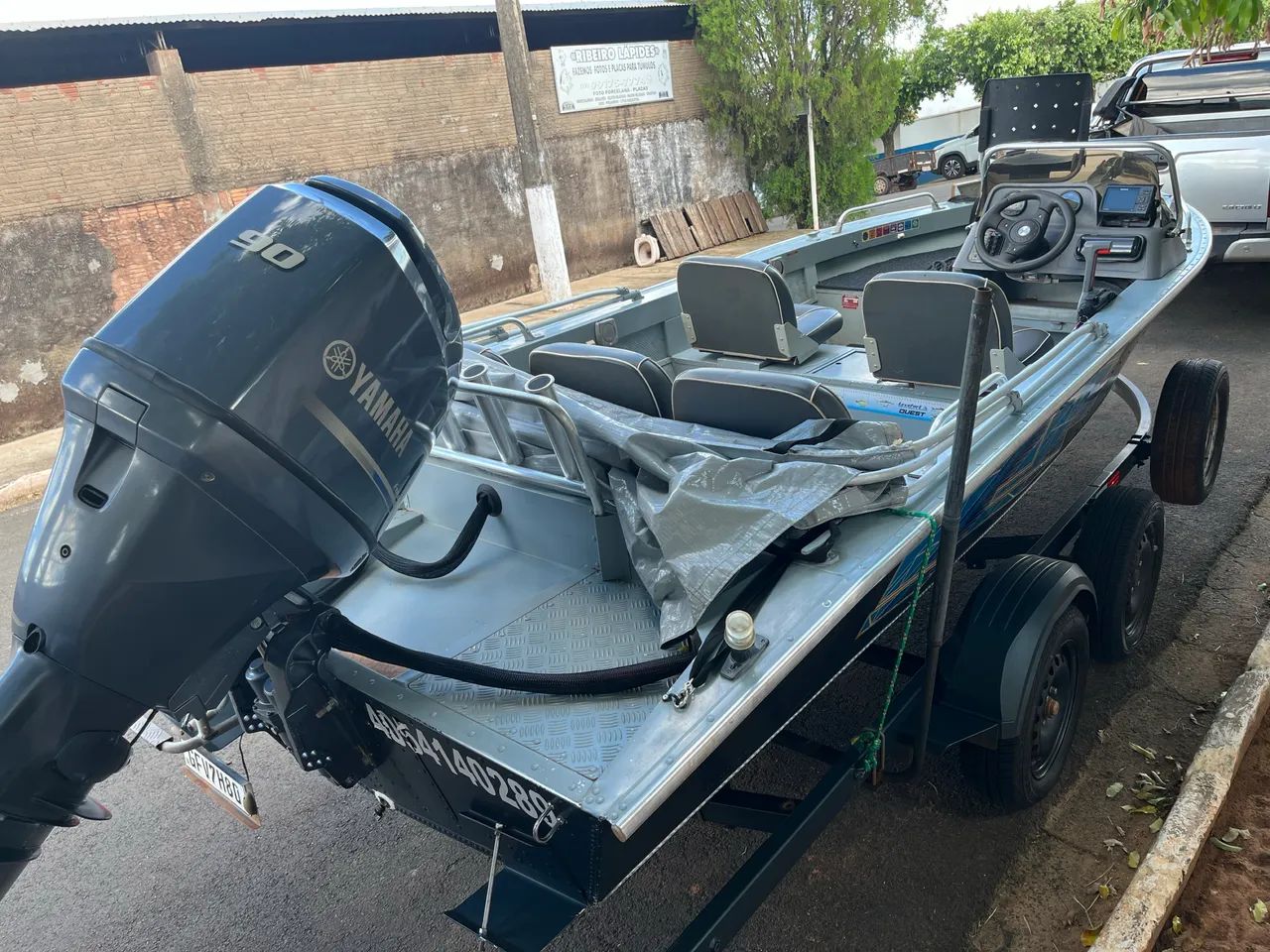 Lancha levefort 90 hp 4 tempos Marajó  - Foto 4