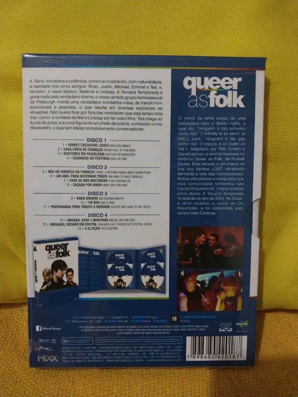 Dvd Queer as folk Original e lacrado 3°temp. - Foto 2