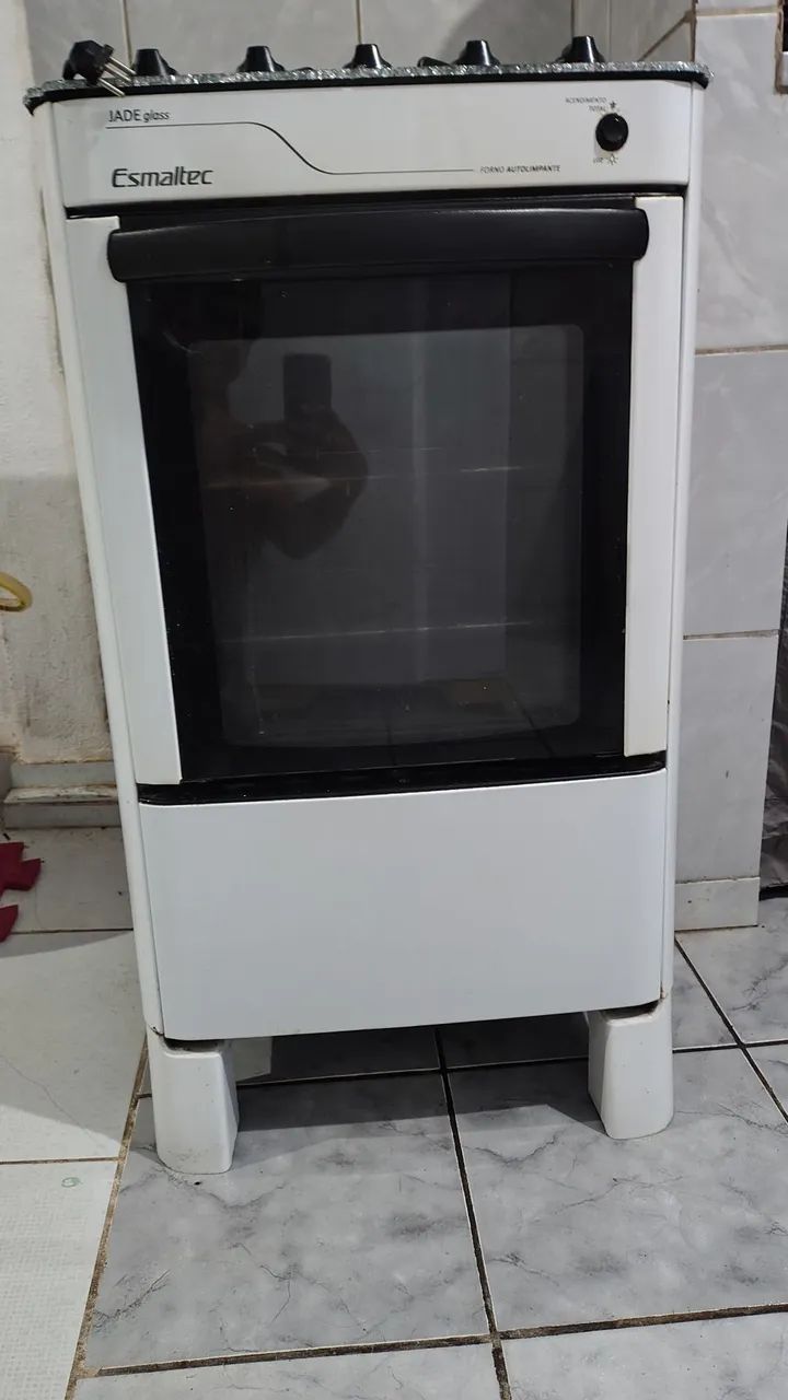 Fogão Esmaltec 4 bocas elétrico com tampo de vidro - Foto 2