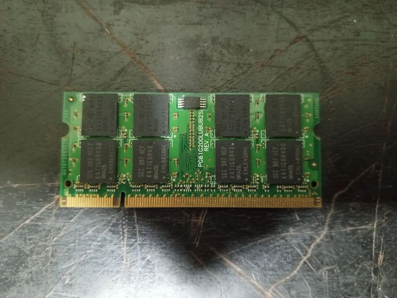 Memória RAM 2GB DDR2 SO-DIMM para Notebook (Samsung) - Foto 2