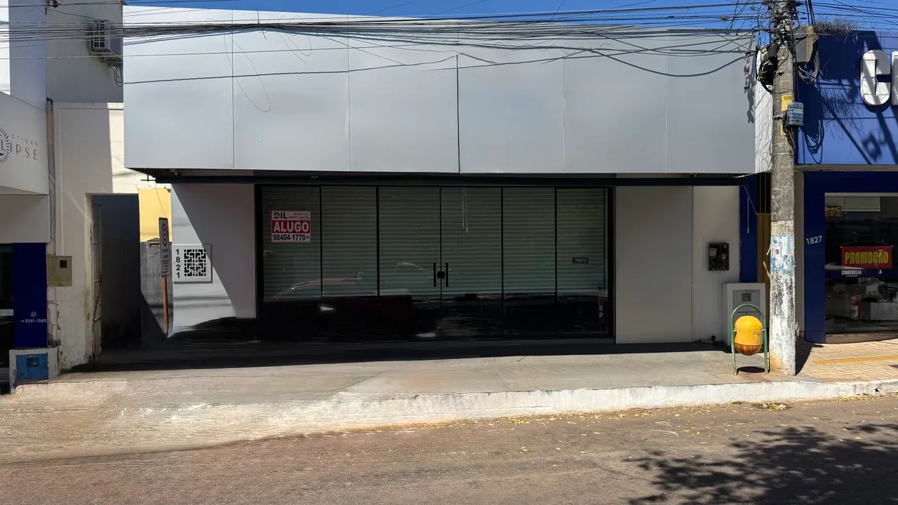 Loja no centro de Gurupi TO Av. Goiás entre ruas 3 e 4 
