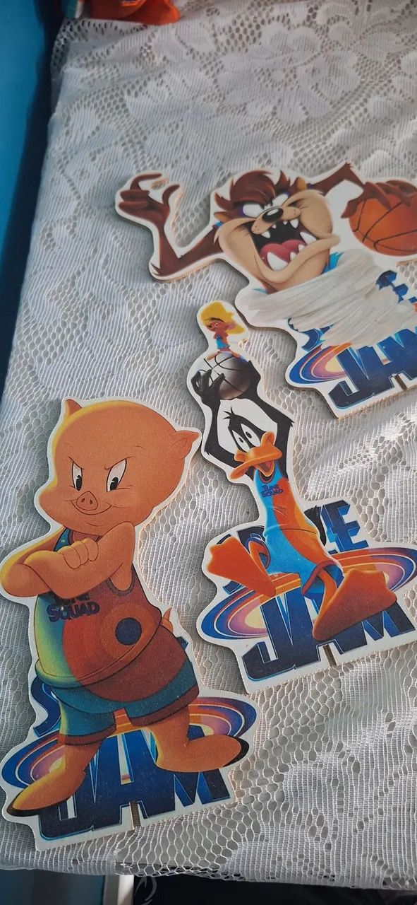 Kit decoração de festa SpaceJam - Foto 2