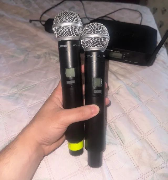 MICROFONE SHURE GLXD4 DUPLO KIT - Foto 2