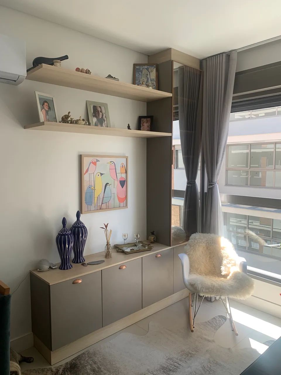 Lindo studio, totalmente mobiliado no edifício novo, DNEX.