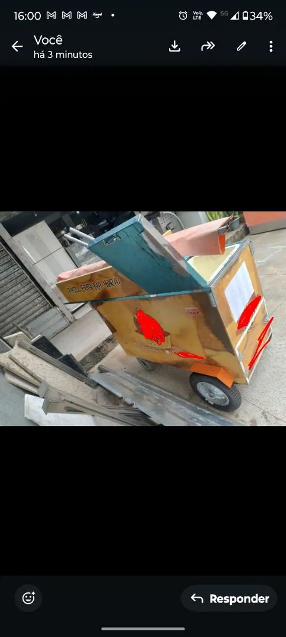 Carrinho de lanche 