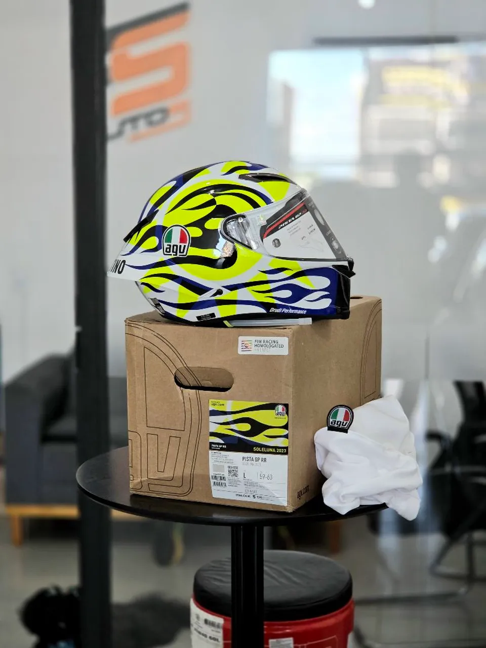AGV CORSA MUGELLO 2015 VALENTINO ROSSI M 57 58 - Peças para motos