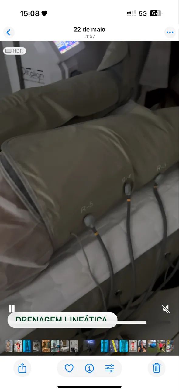 Máquina de estética pressoterapica