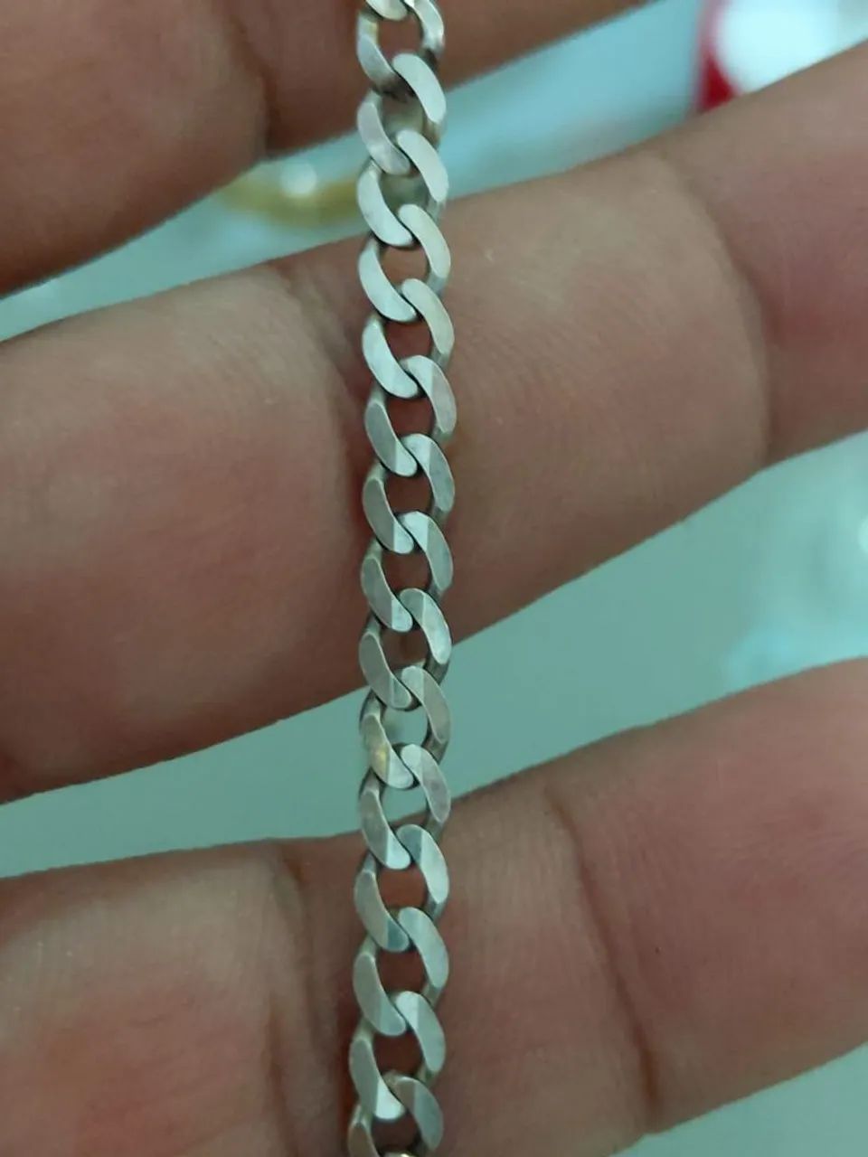 Corrente de prata Italiana 925 - Foto 3
