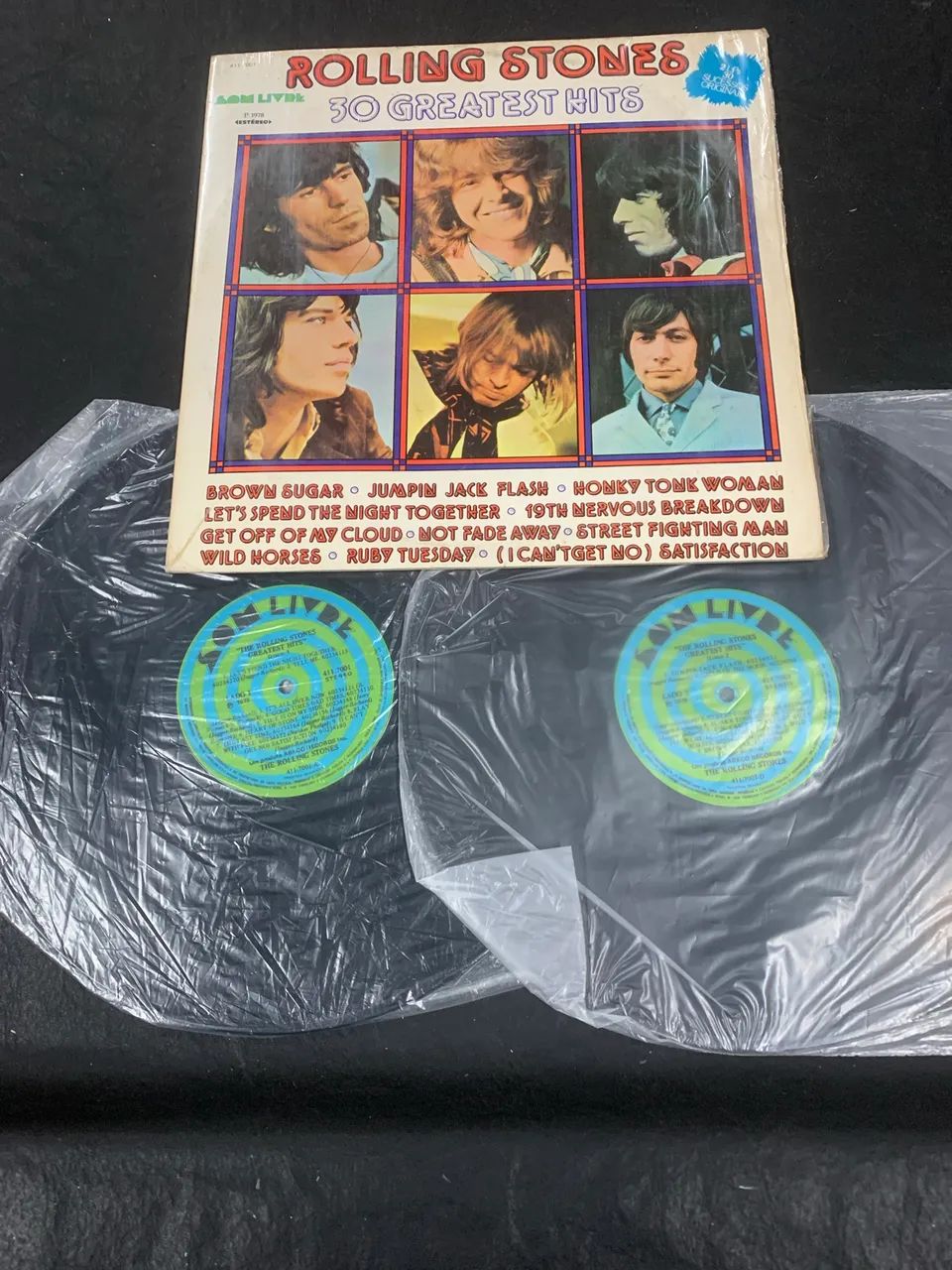 Vinil duplo dos Rolling Stones, 30 gratest hits  