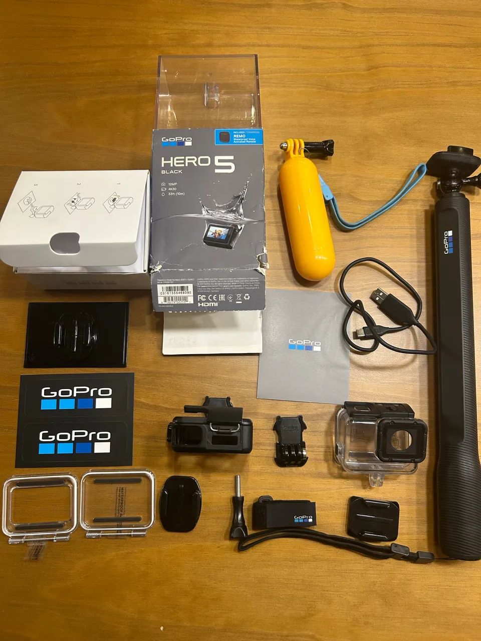 GoPro Hero 5 Black 4K + Kit Completo + Cartão 64GB - Pronta para Usar!