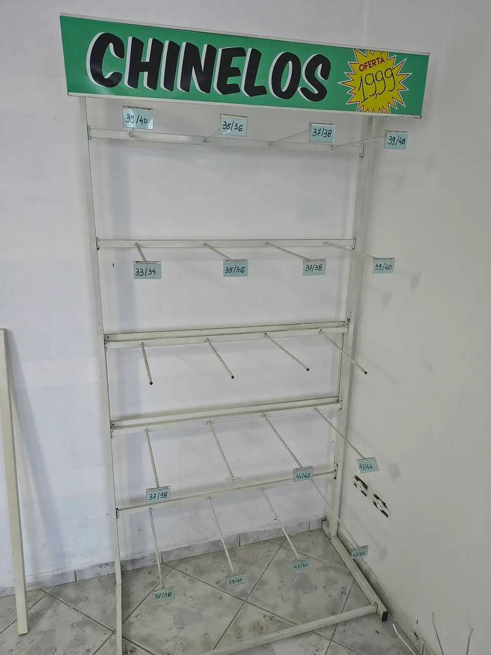 Expositor de chinelo
