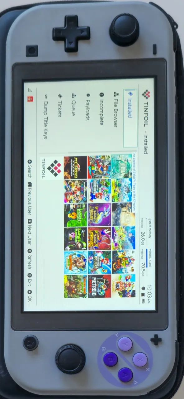 Nintendo Switch Lite- Desbloqueado Classic SNES - Foto 3