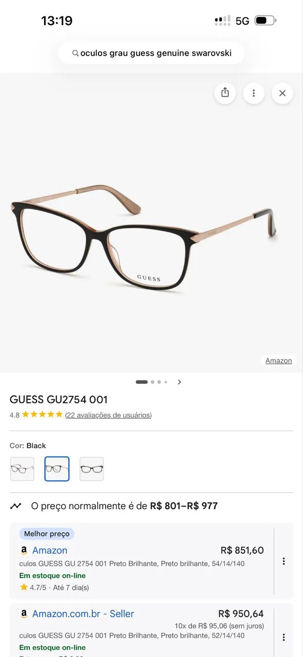 Armação óculos Guess  - Foto 4