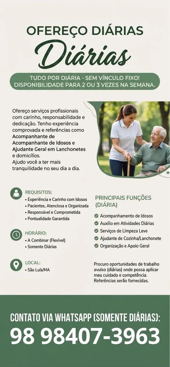 A procura de diarias