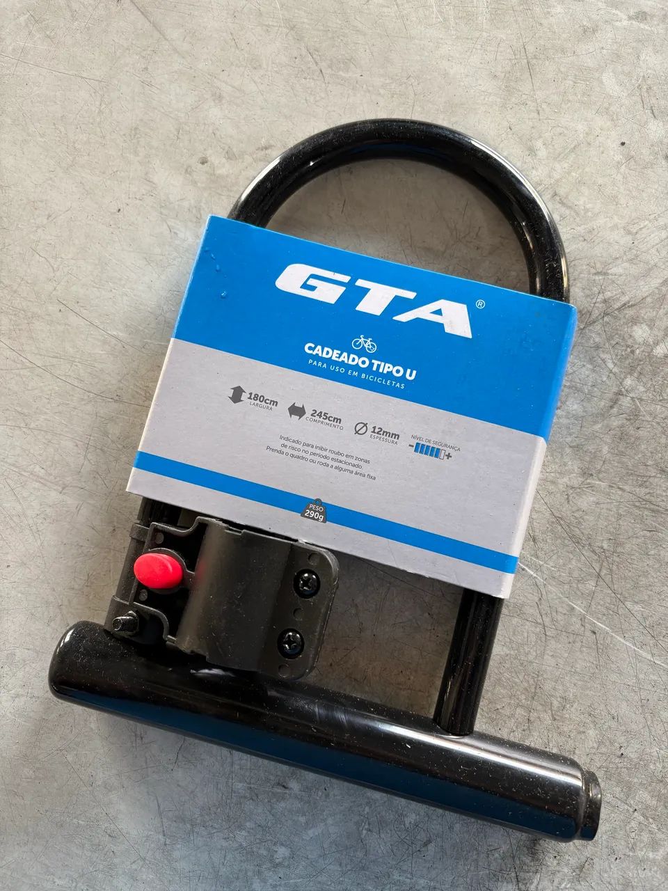Cadeado Trava U - Lock para Bicicleta Elétrica  - Foto 3