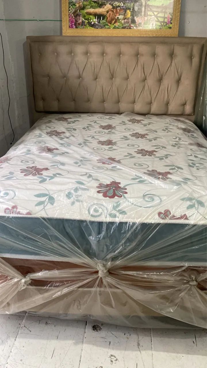 Cama box casal premium