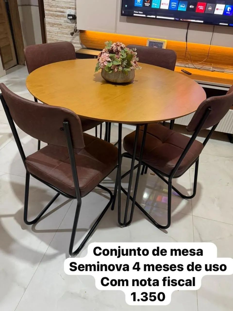 Linda mesa de jantar 