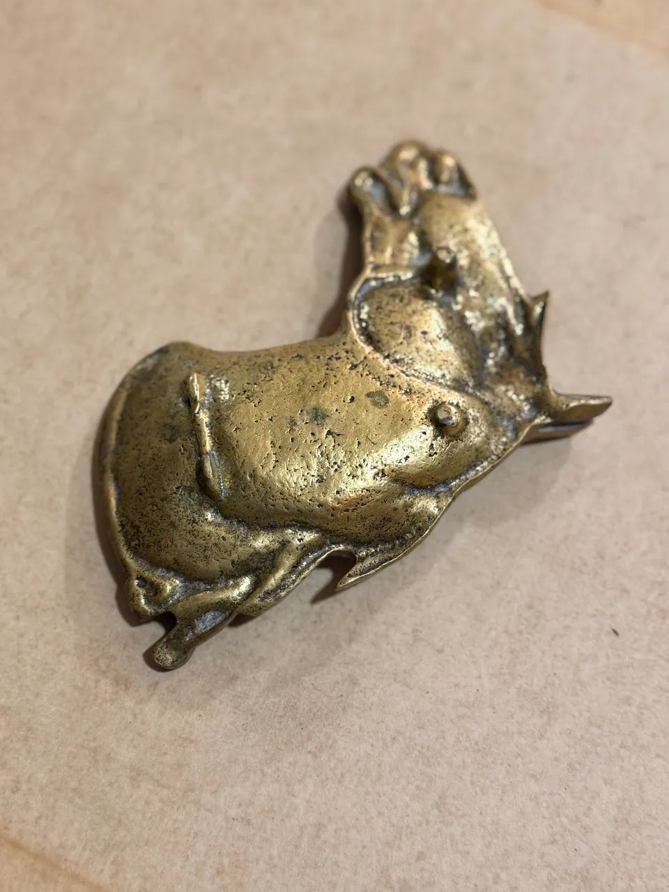 Cinzeiro de bronze cavalo  - Foto 3