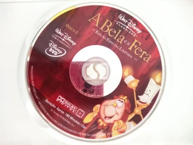 DVD - A Bela e a Fera - Disney Edição Especial Limitada - Cd Duplo  - Foto 4