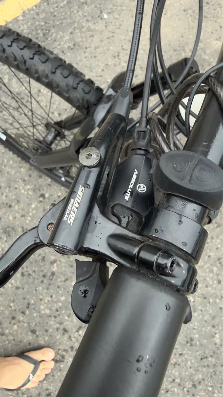 Bicicleta Absolte branco pérola V