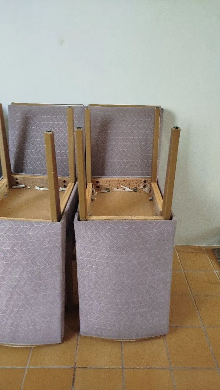 Cadeiras para mesa de jantar, com avaria. - Foto 2