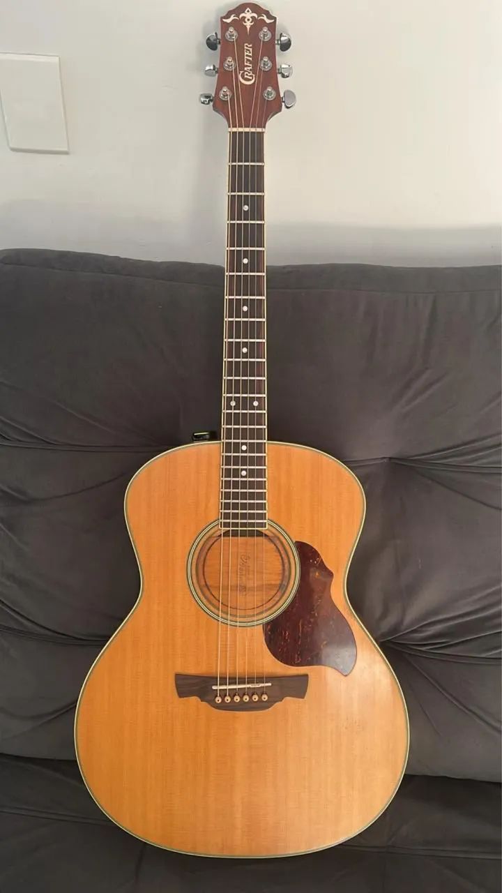 Violão Crafter Ga-6 Grand Auditorium Solid Eletroacústico - Foto 3