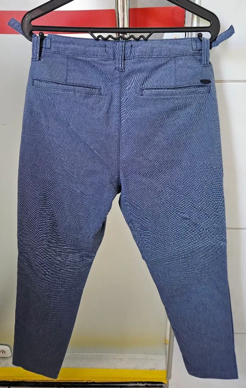 [ARAMIS] Calça chino alfaiataria azul slim - Foto 2