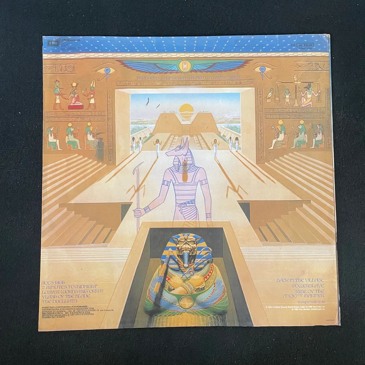 Iron Maiden - Powerslave (LP capa refeita) - Foto 2