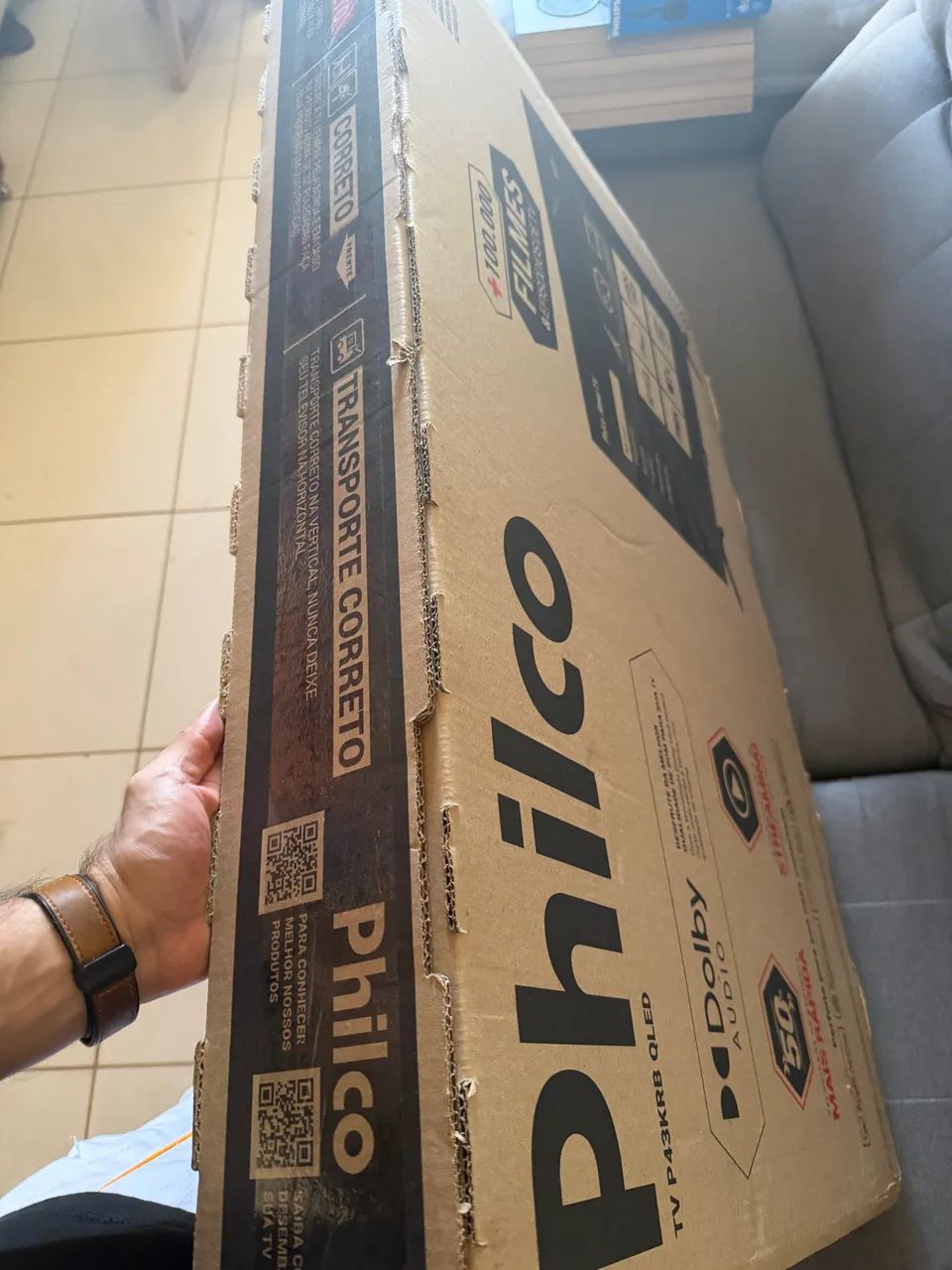 Tv Smart 43 Polegadas Philco QLED HDR10 (NOVA E LACRADA NA CAIXA) - Foto 3