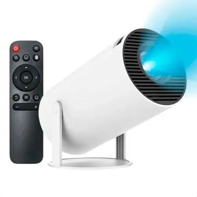 Mini Projetor Full Cam HY300 HD 3600lm LED Bluetooth Android 11 Wifi