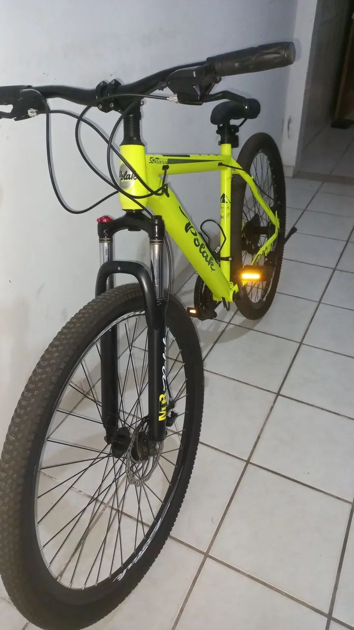 VENDO BICICLETA ARO 29 QUADRO 17 ACEITO PROPOSTAS A VISTA SOMENTE VENDO.  - Foto 2