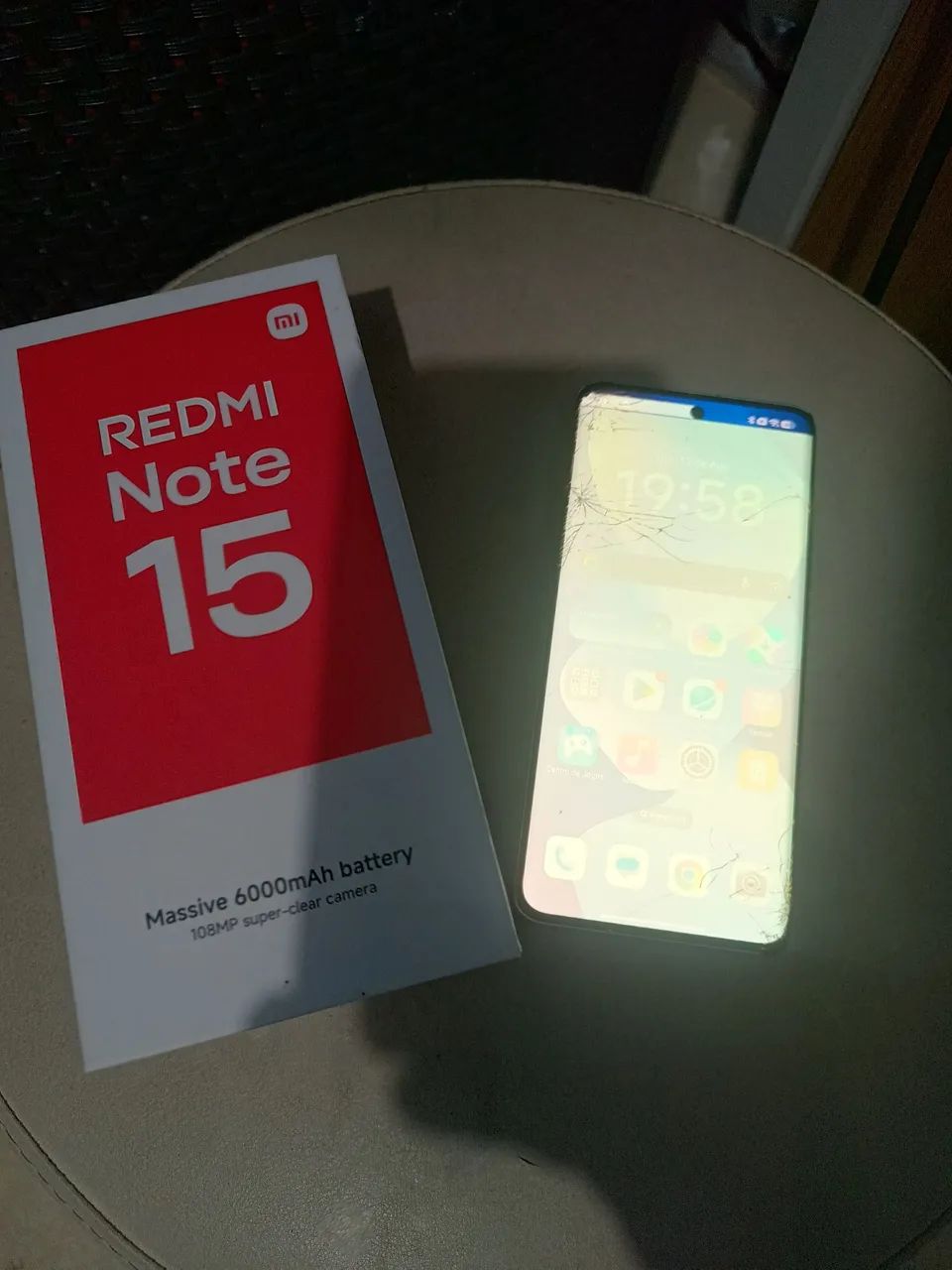 Redmi note 15 com defeito