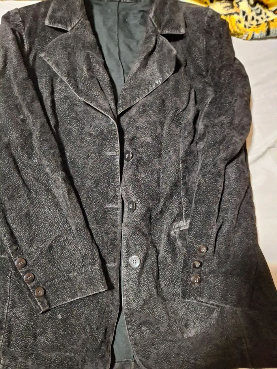 Blazer camurça preto 46 - Foto 3