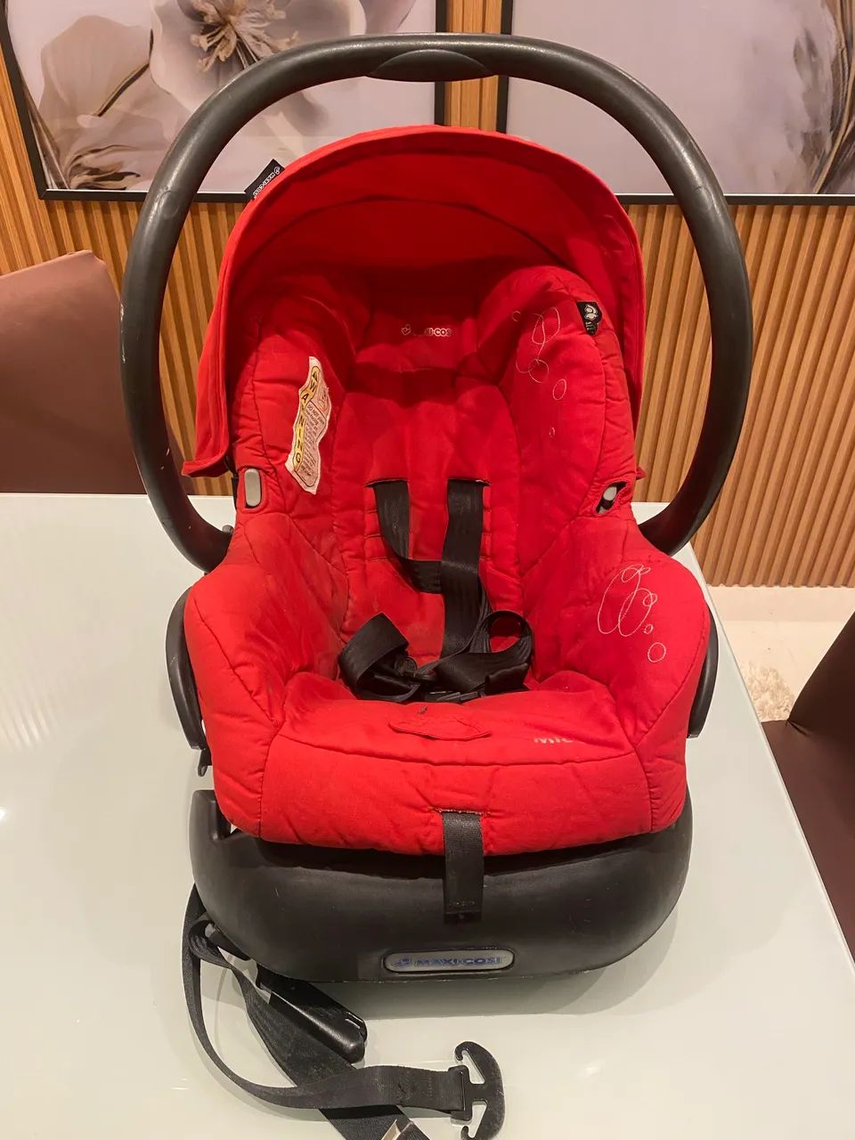 BEBÊ CONFORTO MAXICOSE COM BASE PARA CARRO  - Foto 2