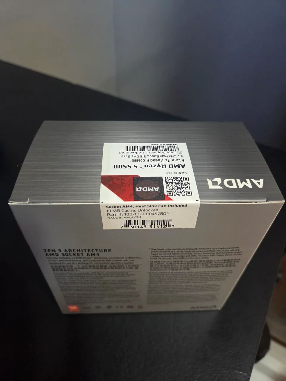 Ryzen 5 5500 Novo lacrado... - Foto 3