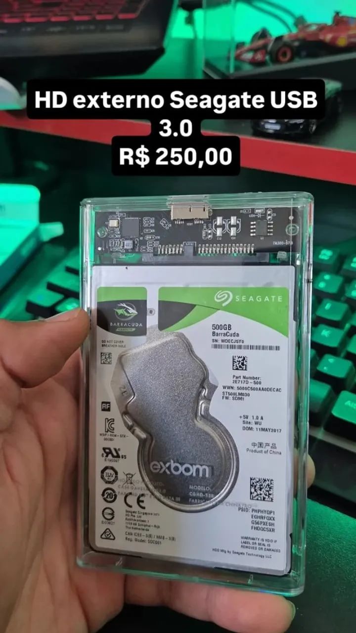 HD Externo Seagate 500GB