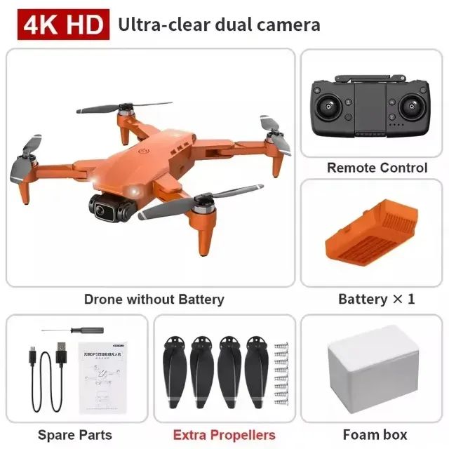 Drone l900 Pro Laranja - NOVO LACRADO - Foto 2