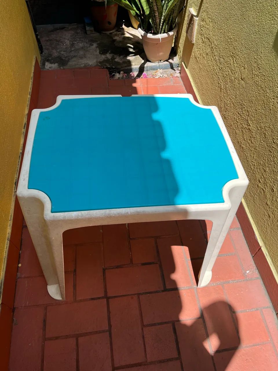 Mesa Infantil Tramontina Versa Azul e Branca - Foto 2
