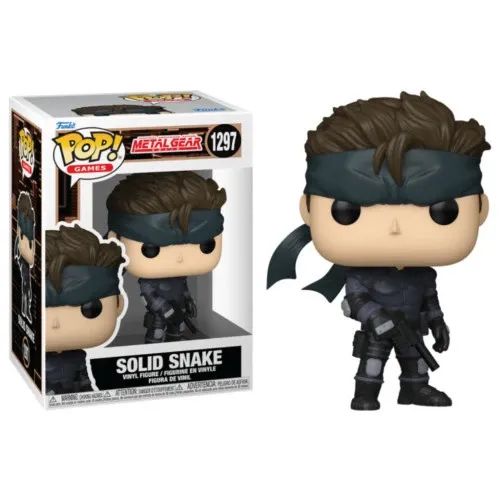 Funko Pop! Games: Solid Snake #1297- Metal Gear Solid (Tactical Espionage Action) 