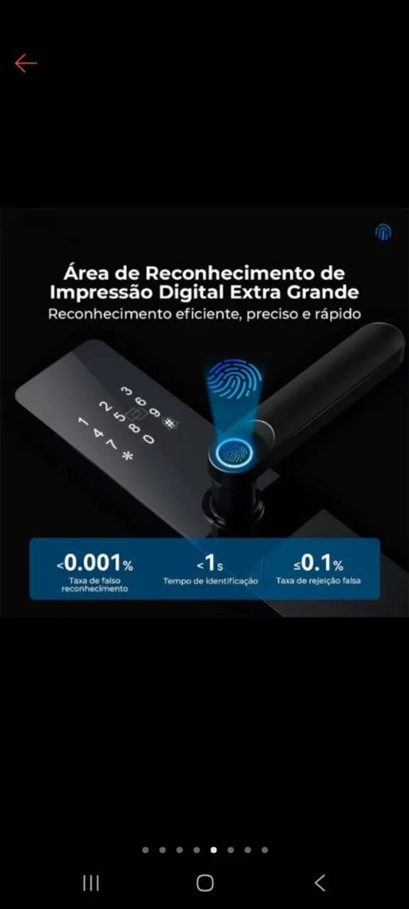 Fechadura digital biometrica...