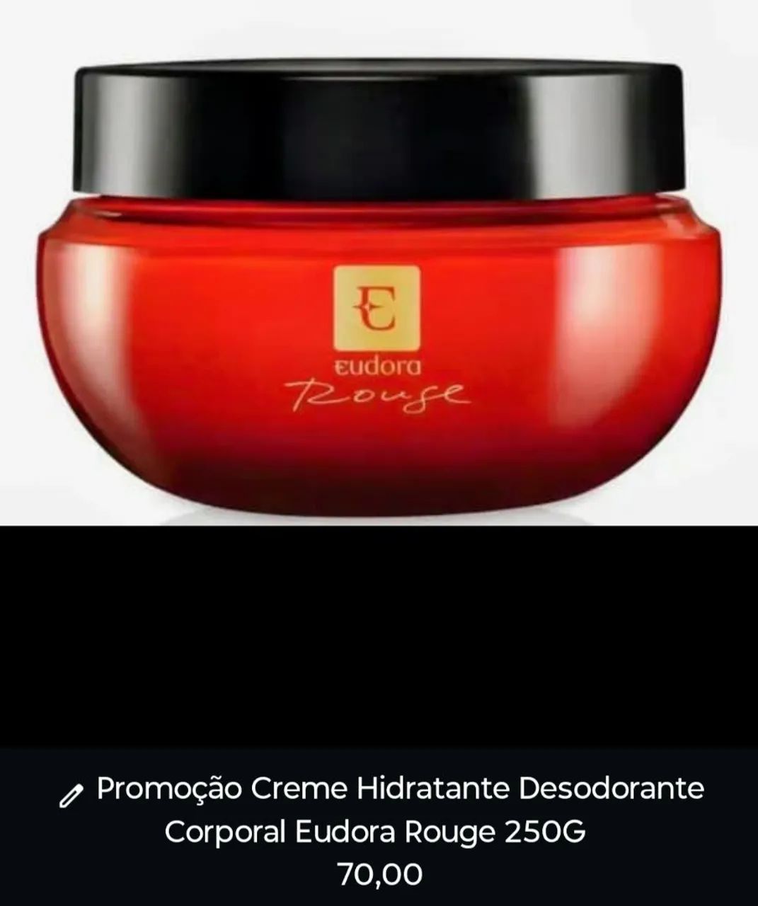 Hidratante Eudora rouge  - Foto 2