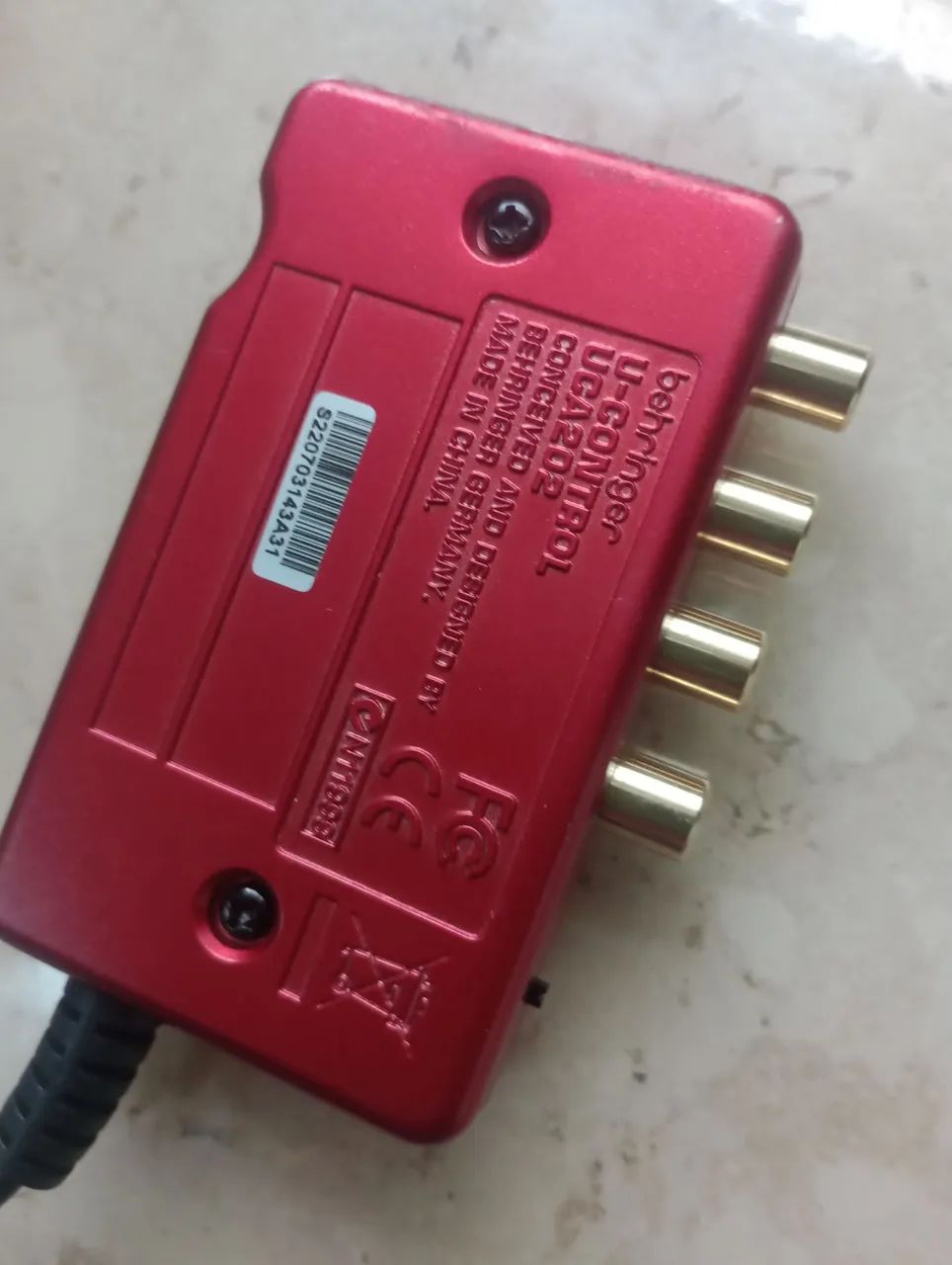 Interface de áudio placa de áudio Behringer UCA222 - Foto 4