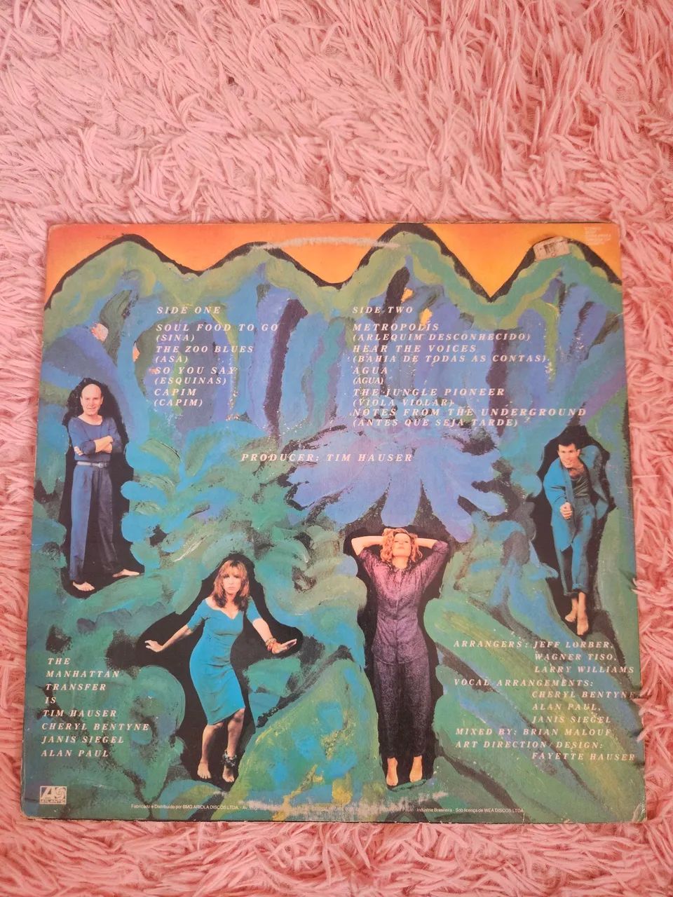 LP vinil: The Mangattan Transfer - Brasil  - Foto 2