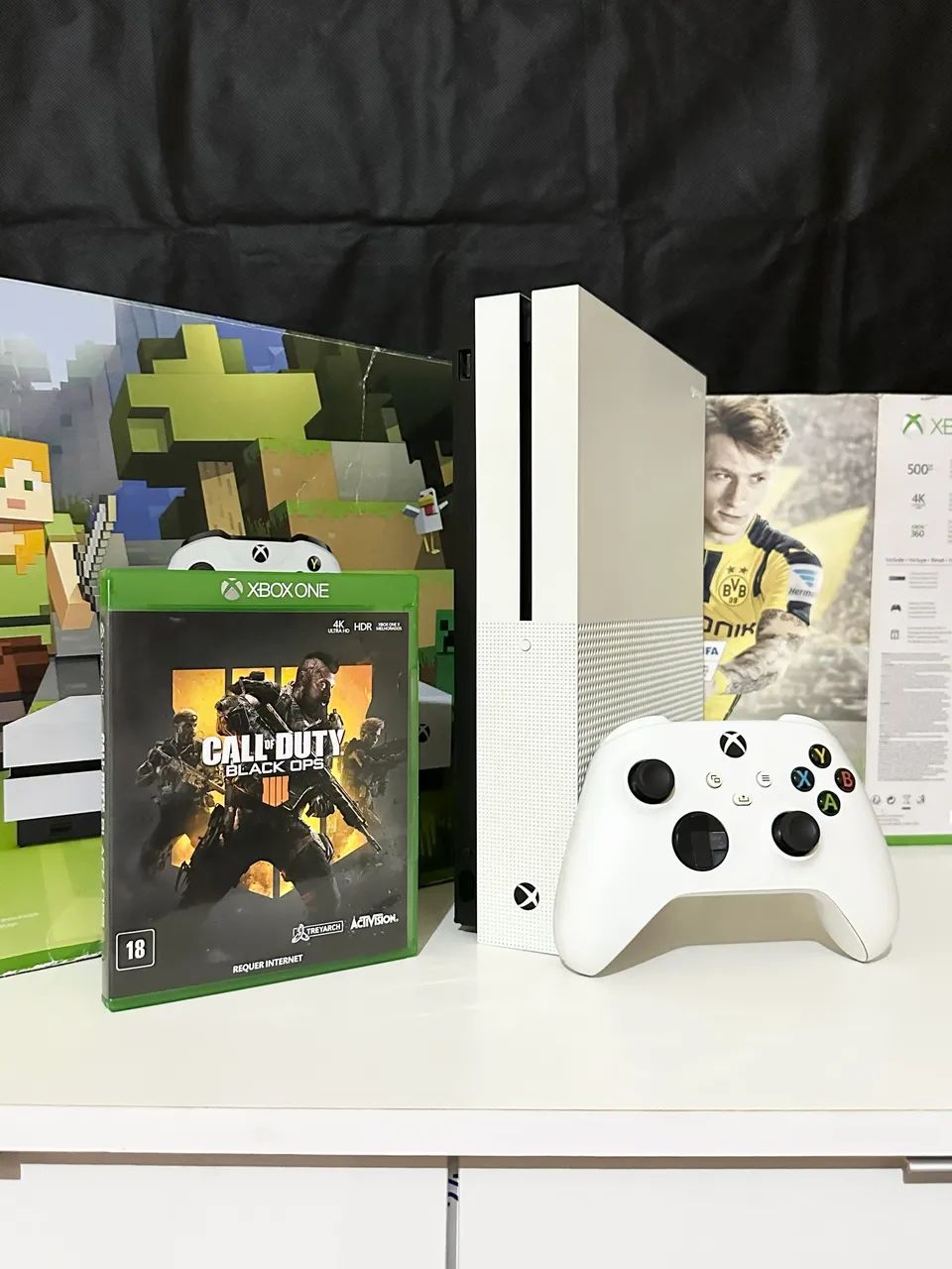 Xbox One S com jogo - Foto 2