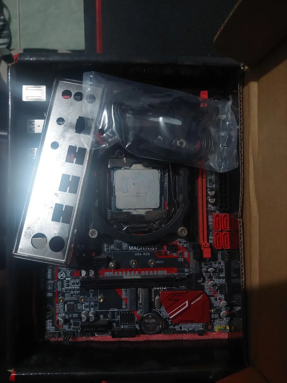 PLACA MAE X99-RS9 + PROCESSADOR E5 2640 V3 - Foto 3