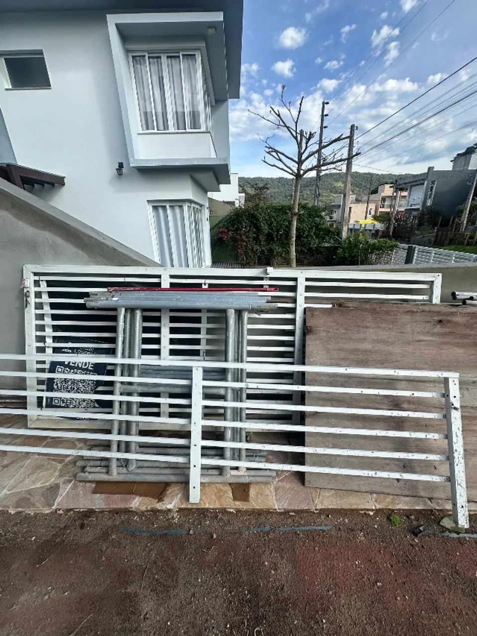 Portão de alumínio 