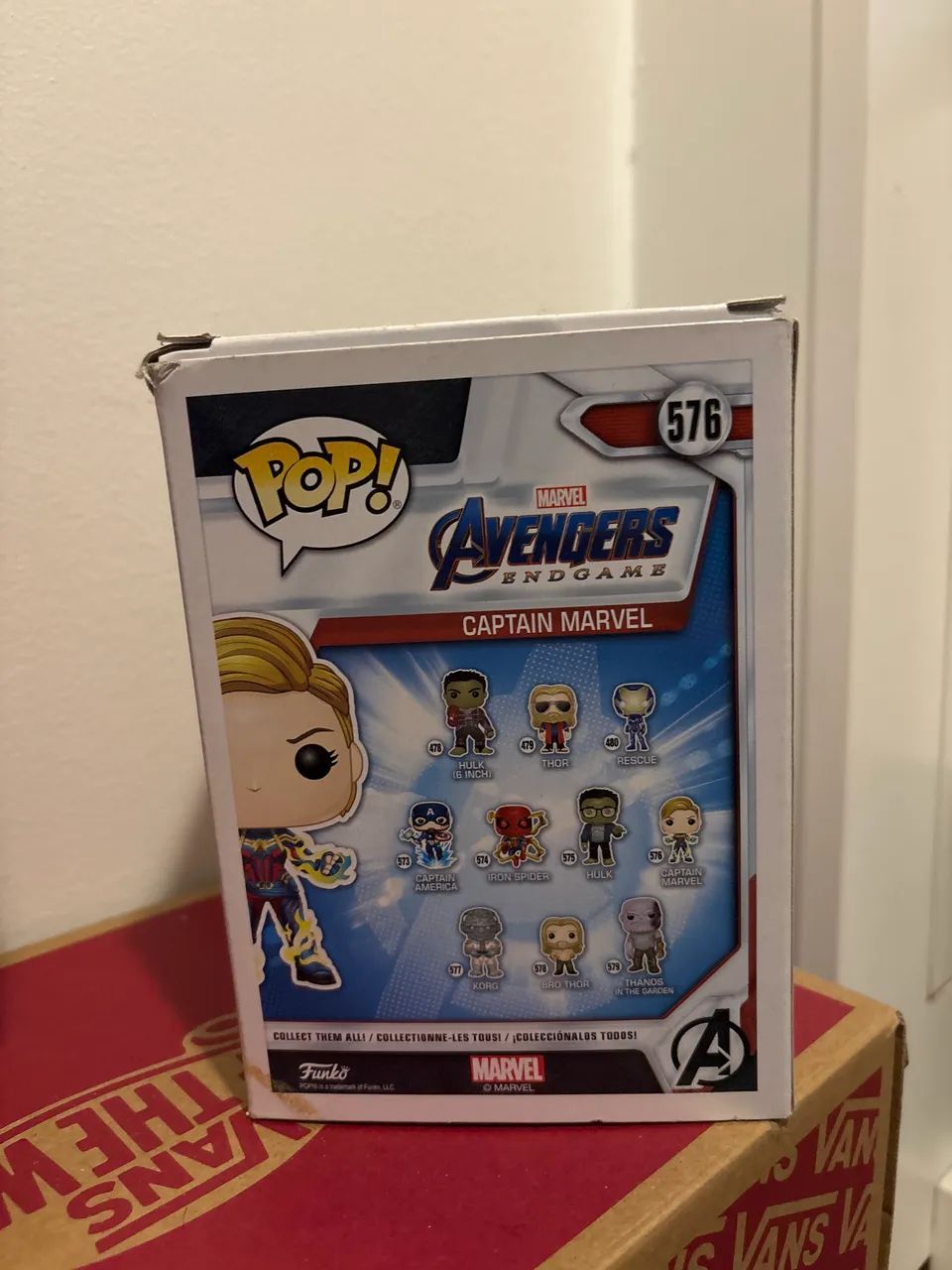 BONECO FUNKO POP 576 COLECIONÁVEL CAPTAIJ MARVEL - Foto 2