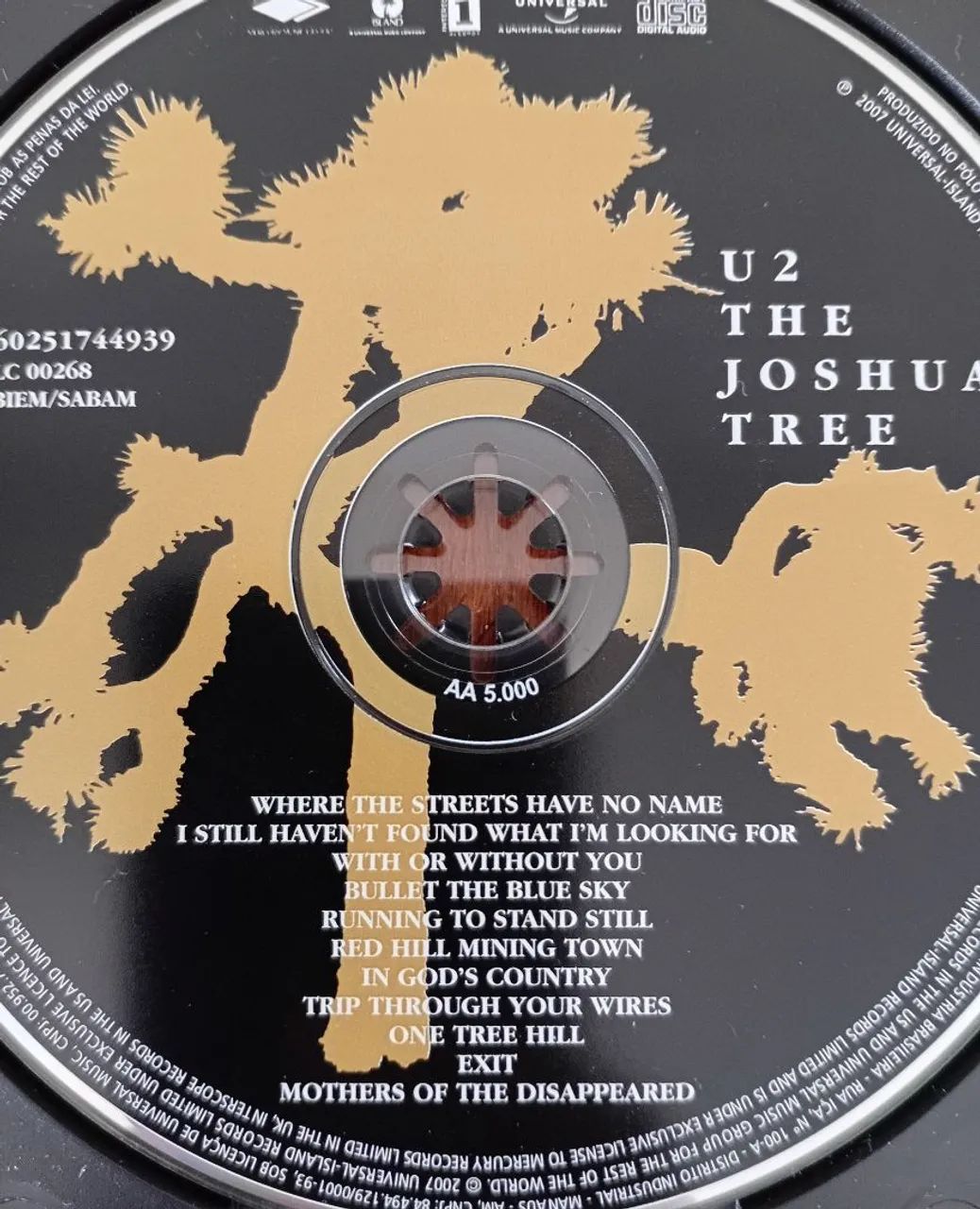 CD U2 - THE JOSHUA TREE (ORIGINAL / BOM ESTADO - CDs, DVDs etc