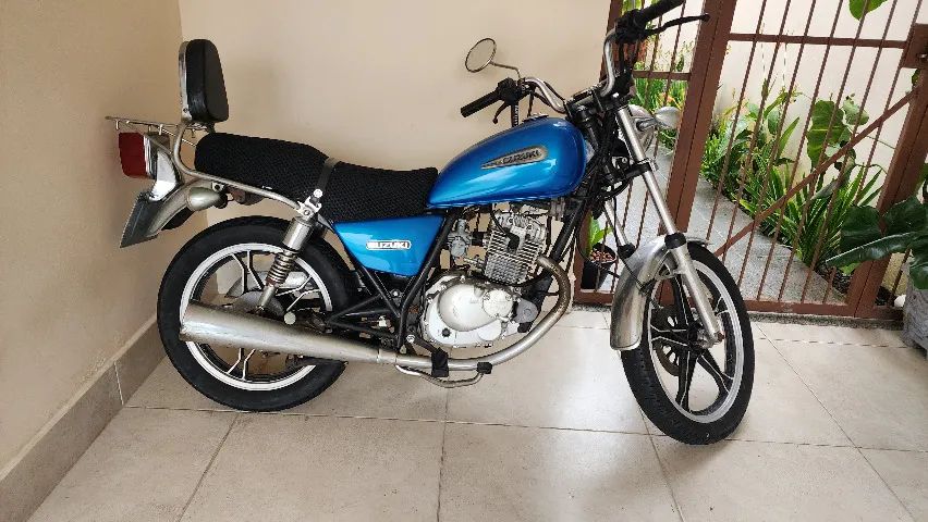 Suzuki Intruder 125 2009 - Azul | Revisão Total + Suspensão Nova + Sissy Bar - Foto 2
