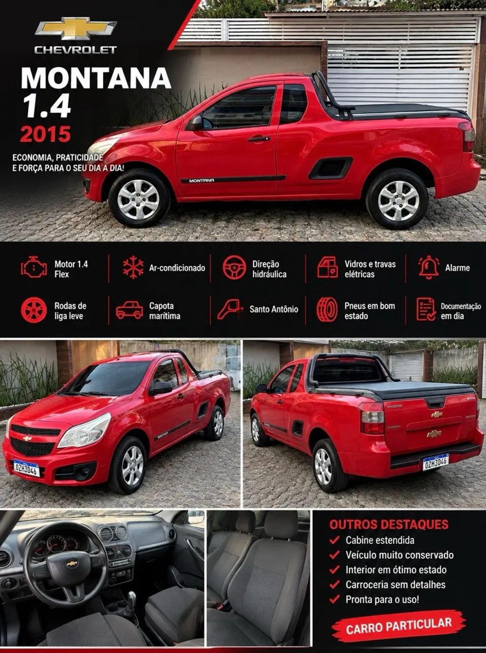 Chevrolet Montana LS 1.4 ECONOFLEX 8V 2P 2015